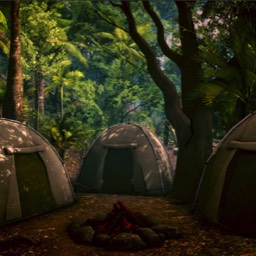 Secret camp site